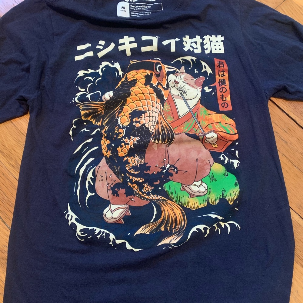 Men’s M long sleeve tee with anime print